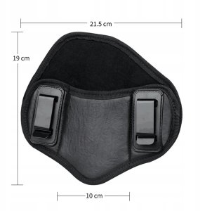 Kabura PISTOLET ASG UNIWERSALNA IWB Wewnętrzna Glock 9mm 38 357 Brązowa 5