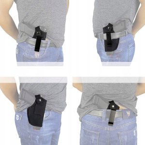 Kabura PISTOLET ASG UNIWERSALNA IWB Zewnetrzno-Wewnętrzna Glock 9mm 38 357 11