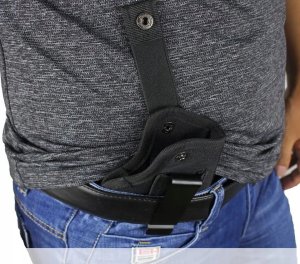 Kabura PISTOLET ASG UNIWERSALNA IWB Zewnetrzno-Wewnętrzna Glock 9mm 38 357 10