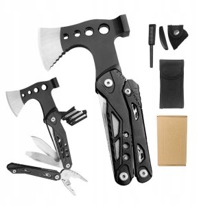 Multitool TAKTYCZNY Narzędzie WIELOFUNKCYJNE Siekierka 17 w 1 Porządny 1