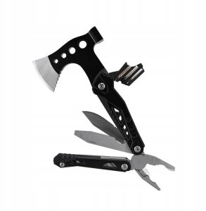 ITIMPORT Multitool TAKTYCZNY Narzędzie WIELOFUNKCYJNE Siekierka 17 w 1 Porządny 4
