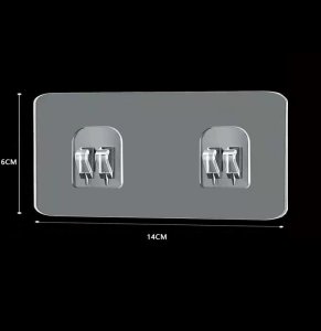 HAK NAKLEJKA Taśma z HACZYKAMI na PÓŁKĘ ŁAZIENKOWĄ KUCHENNĄ Samoprzylepna 2