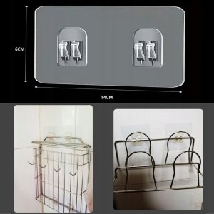 HAK NAKLEJKA Taśma z HACZYKAMI na PÓŁKĘ ŁAZIENKOWĄ KUCHENNĄ Samoprzylepna 5