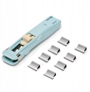 KLIPSY DO DOKUMENTÓW Urządzenie + 50 Klipsów BIURO 9