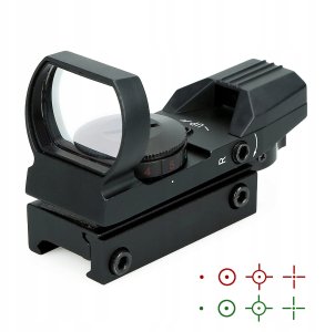 KOLIMATOR Picatinny 20mm CELOWNIK kropki ASG Myśliwski STRZELECKI 4 wzory 1