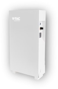 Magazyn Bank Energii V-TAC Biały Szklany Front 10.24kWh 200Ah/51.2V 10240Wh LiFePO4 BMS VT-10240W 10 Lat Gwarancji 1