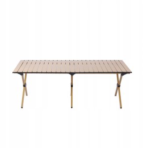 ITIMPORT Stół OGRODOWY 60x90cm MOCNY ODPORNY Kempingowy TORBA MOCNY STABILNY CZARNY 4