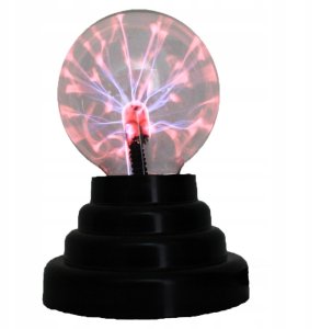 Lampka PLAZMOWA MAGICZNA KULA Reaguje na DOTYK BIURKO dla DZIECI SZKLANA 3