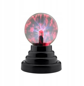 Lampka PLAZMOWA MAGICZNA KULA Reaguje na DOTYK BIURKO dla DZIECI SZKLANA 4