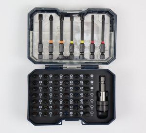 IMPACT SCREWDRIVER BIT SET HAUSHALT 50PC 4