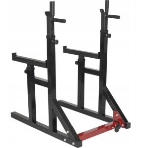 Stojak na sztangę do ćwiczeń + uchwyty do dipów udźwig 300 kg 5