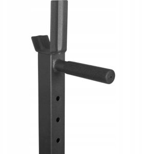 Stojak na sztangę do ćwiczeń + uchwyty do dipów udźwig 300 kg 8