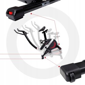 Christopeit Rower treningowy elektomagnetyczny Christopeit AX 4000 8