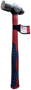 BALL PEEN HAMMER 450G FIBERGLASS HANDLE 1