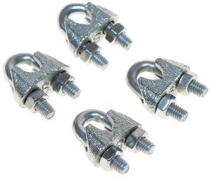 CLIP ROPE 6.0 MM ZN DIN741 4PCS 1