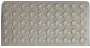 ADHESIVE PADS 3MM TRASP 10MM 50PCS 1