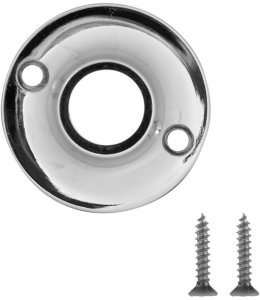 LATERAL HOLDER D16.2 HOLES.SCREW. CHROME 1