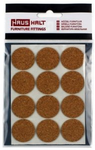 CORK FURNITURE PADS 12. D28 MM.HAUSHALT 2