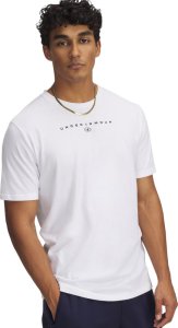 Koszulka męska Under Armour Stacked Logo SS biała 6000211 100 2XL 1