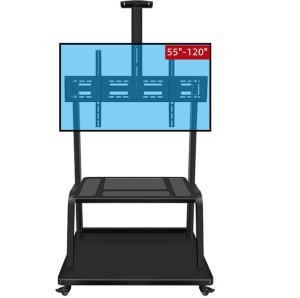 Stojak na Monitor Interaktywny lub Telewizor 60-120 cali 120kg KART-721 3