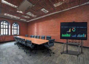 Stojak na Monitor Interaktywny lub Telewizor 60-120 cali 120kg KART-721 7