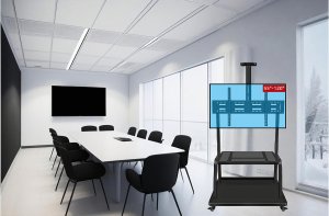 Stojak na Monitor Interaktywny lub Telewizor 60-120 cali 120kg KART-721 9