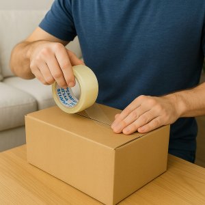 3PAK Taśma Pakowa Przezroczysta Bezbarwna Akrylowa 48mm/50y SMART Zestaw 3