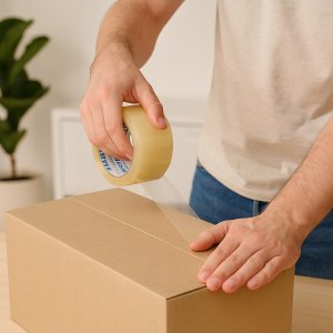 3PAK Taśma Pakowa Przezroczysta Bezbarwna Akrylowa 48mm/50y SMART Zestaw 5