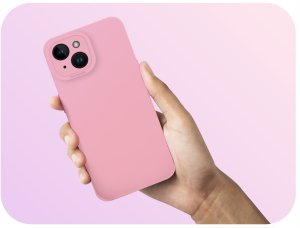 Etui do Apple iPhone 14 (Do Magsafe, Osłona Kamery, Różowe, Case)   Szkło 5