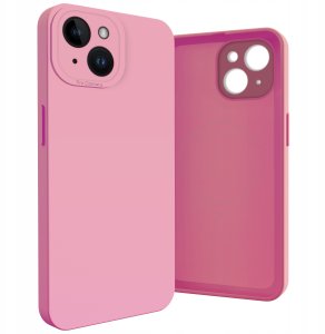 Etui do Apple iPhone 14 (Do Magsafe, Osłona Kamery, Różowe, Case)   Szkło 7