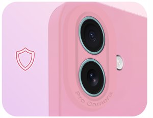 Etui do Apple iPhone 16 (Do Magsafe, Osłona Kamery, Różowe, Case)   Szkło 3