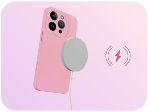 Etui do Apple iPhone 16 Pro Max (Do Magsafe, Osłona Kamery, Różowe)   Szkło 6