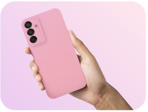 Hello Case Etui do Samsung Galaxy M15 (Osłona Kamery, Różowe, Ochronne, Case)   Szkło 5