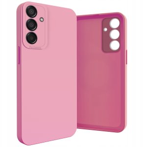 Hello Case Etui do Samsung Galaxy M15 (Osłona Kamery, Różowe, Ochronne, Case)   Szkło 6
