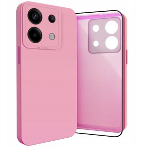 Etui do Xiaomi Redmi Note 13 4G (Osłona Kamery, Różowe, Ochronne)   Szkło 1
