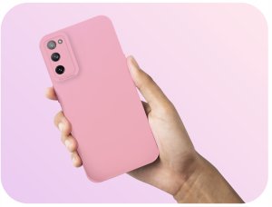 Etui do Samsung Galaxy S20 FE (Osłona Kamery, Różowe, Ochronne)   Szkło 9H 5