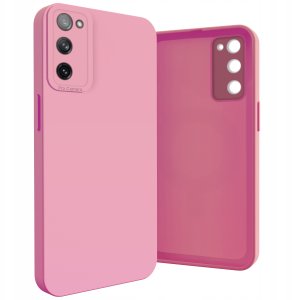 Etui do Samsung Galaxy S20 FE (Osłona Kamery, Różowe, Ochronne)   Szkło 9H 6