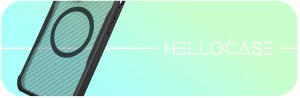 Hello Case Etui Pancerne do Apple iPhone 16 Plus (Do Magsafe, Karbon, Czarne) Szkło 8