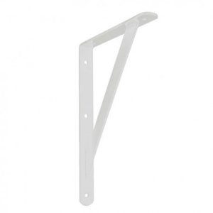SHELF BRACKET WITH SUPPORT 400X250 WHITE 2