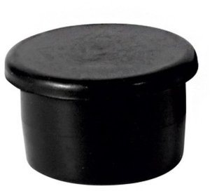 RUBBER ENDCAP D50 MM BLACK 1