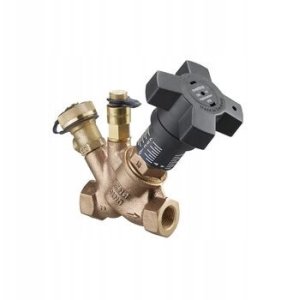 Hydrocontrol VTR, zawór równoważący, DN 25, 1GW, brąz, z zaworem pomiarowym i zaworem kulowym 1