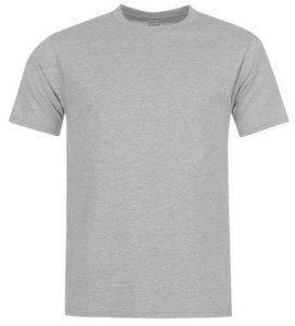 T-SHIRT MEN HAUSHALT TSC1000H-S GREY 1