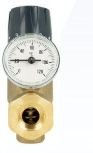 Termostatyczny zawór równoważący ATB 200 z funkcją przegrzewu do cyrkulacji c.w.u., DN15, 40÷60°C, kv 1,7 m3/hA 3