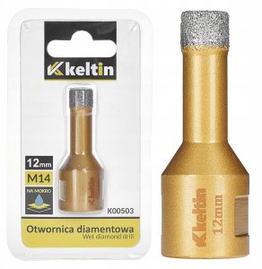 Otwornica diamentowa do gresu 12mm M14 (100) 1