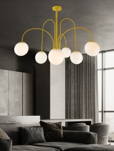 Lampa wisząca Domoletti PENDANT LIGHT KAFF 6XE27 GOLD 2