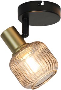 SPOT LIGHT SHADOW 2XE14 BLACK/GOLD 1