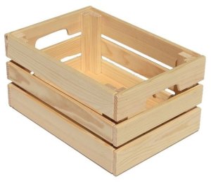 WOODEN BOX32X22X15.5 CM GARDEN CENTER 1