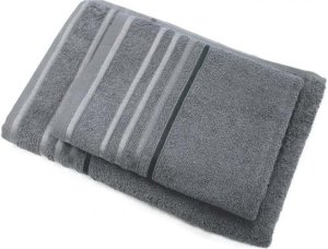 TOWEL TERRY 400 GSM 762 GREY 50X80 1