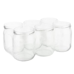 JAR 540ML 6PCS WITHOUT LID 82MM 1