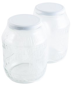 JAR 1700ML WITH LID 89MM 2PCS 1